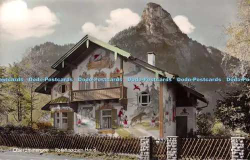 R351528 Oberammergau Rotkappchen Haus Passionsspieldorf Oberammergau Lichtbild V