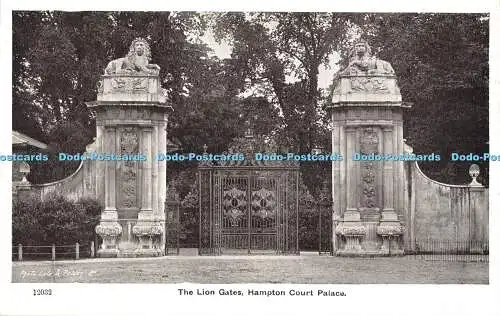 R353273 Hampton Court Palace The Lion Gates Gale and Polden H C 1