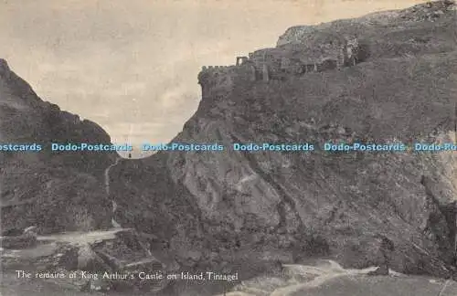 R353282 Tintagel Die Überreste von King Arthur Castle auf der Insel 1947