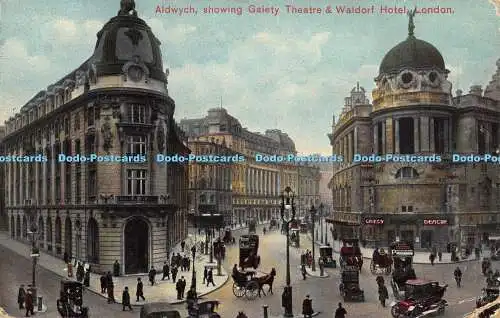 R354954 Aldwych zeigt Gaiety Theatre und Waldorf Hotel London Aldwych Serie W