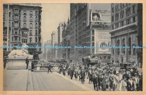 R353306 New York City Fifth Avenue Ansichten unseres Landes Mezzotinto Kunstkarten