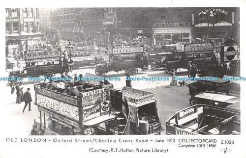 R351571 Old London Oxford Street Charing Cross Road R T Hulton Picture Library C