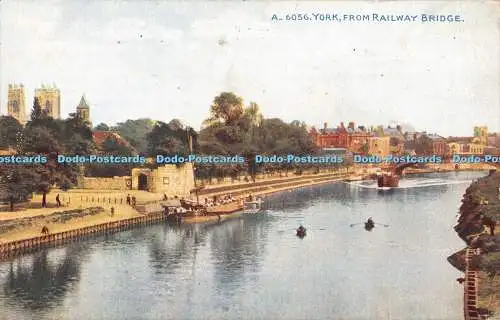 R351589 York From Railway Bridge The Photochrom Exclusive Celesque Series 1923