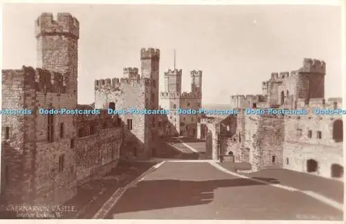 R356414 Caernarvon Castle Interior look W H M Office of Works