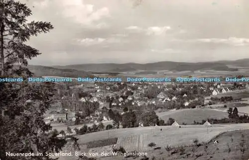 R351608 Neuenrade im Sauerland Blick von der Wilhelmshohe Wilhem Berg Buch und P