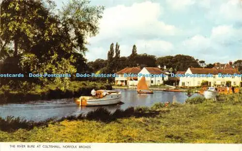 R356492 The River Bure at Coltishall Norfolk Broads Jarrold Cotman Color