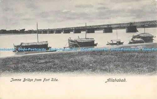 R353467 Allahabad Jumma Brücke von Fort Side S H Dagg