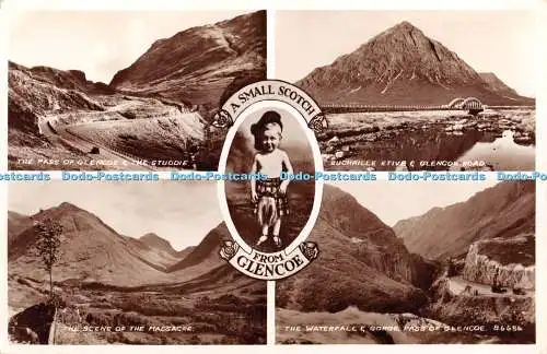 R351724 Ein kleiner Scotch aus Glencoe Die Szene des Massakers Buchaille Etive und Gl