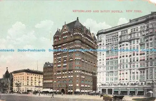 R353512 New York Netherland and Savoy Hotels A C Bosselman