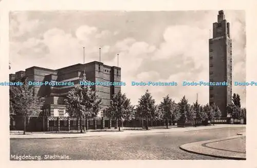 R351764 Magdeburg Stadthalle RP Postkarte 1943