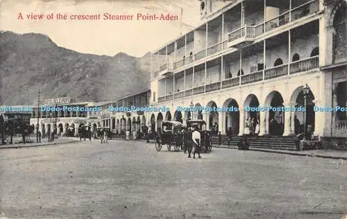 R355182 A View of the Crescent Steamer Point Aden I Benghiat Son Aden Hotel de l