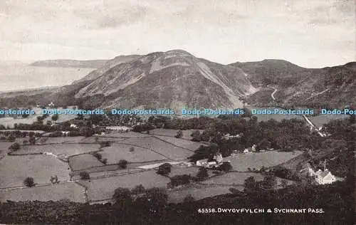 R355207 Dwygyfylchi and Sychnant Pass Photochrom H Goodwin