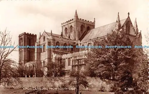 R351822 Ripon Cathedral From South East Valentine RP