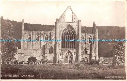 R356671 2 Tintern Abbey West Front H M Office of Works