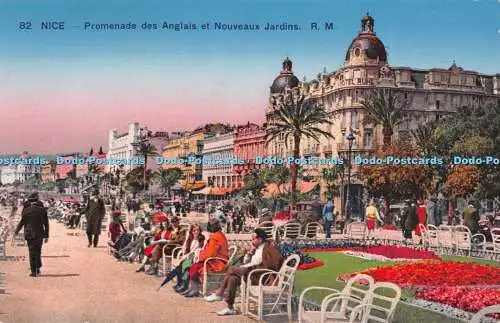 R356676 82 Nice Promenade des Anglais et Nouveaux Jardins R M Munier Phot