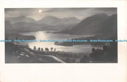 R353613 Coniston Lake von Beacon Crags G P Abraham F R P S