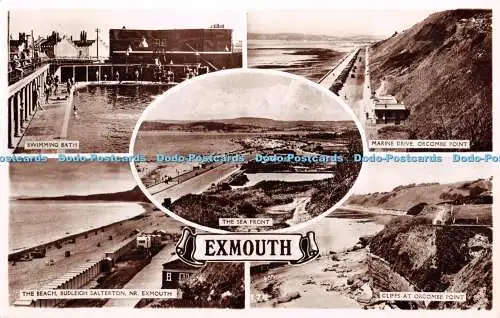 R351883 Exmouth Schwimmbad Klippen am Orcombe Point Excel Serie RP Multi View