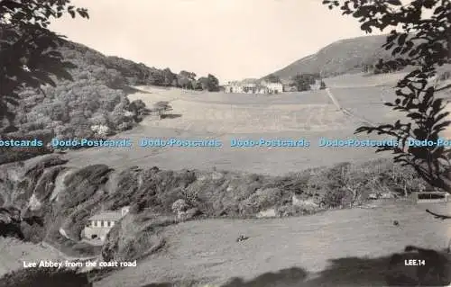 R356737 Lee Abbey from the coast road LEE 14 Lilywhite J Woolverton 1959 RP