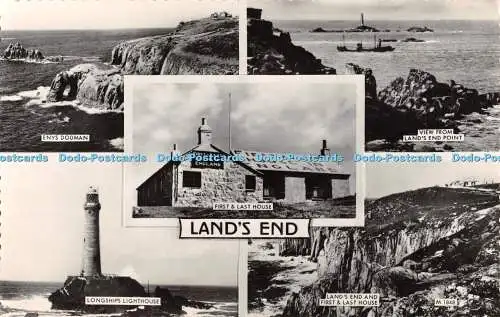 R358026 Land End First and Last House Enys Dodman View from Land End Point RP Mu
