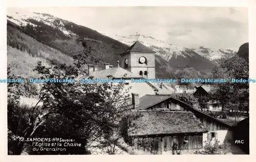 R358041 Samoens The Savoie l Eglise et la Chaine du Grenairon PAC Pacalet Lyon R