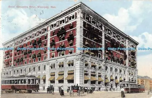 R353699 Man Winnipeg Royal Alexandra Hotel W J Clubb