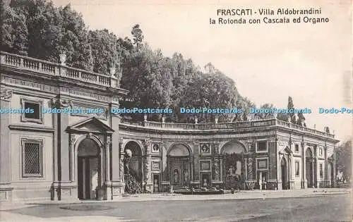 R351950 Frascati Villa Aldobrandini la Rotonda con Cascata ed Organo F R