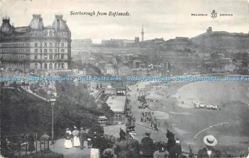 R356813 Scarborough von Esplanade Reliable Series W R and S 1905