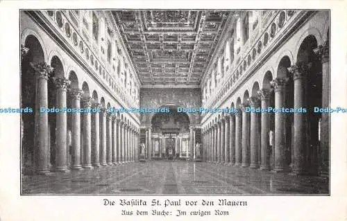 R351994 Die Basilika St Paul Vor Den Mauern Aus Dem Buche Im Ewigen Rom Verlag H