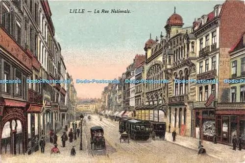 R351995 Lille La Rue Nationale J Guermonprez