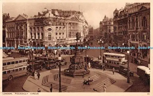 R352005 London Piccadilly Circus Photochrom