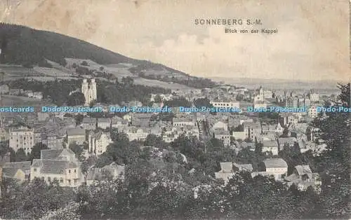 R355420 Sonneberg S M Blick von der Kappel Verlag S Speyer