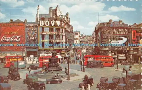 R352008 London Piccadilly Circus The Photographic Greeting Card Co Natural Colou