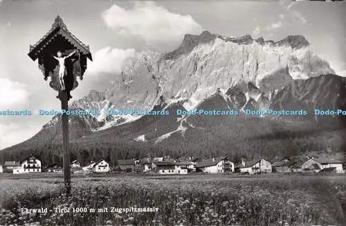 R358186 Ehrwald Tirol 1000m mit Zugspitzmassiv A Somweber