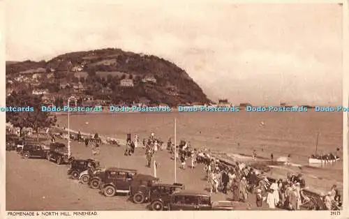 R353839 Minehead Promenade and North Hill 1946