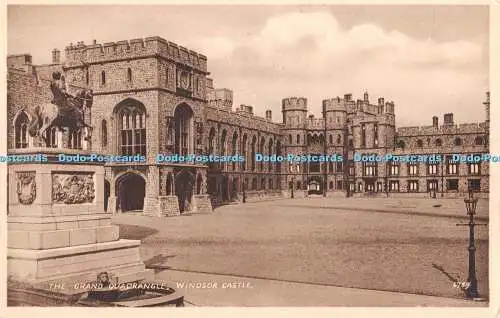 R353864 Windsor Castle The Grand Quadrangle R A Postcards The Seal of Artistic R