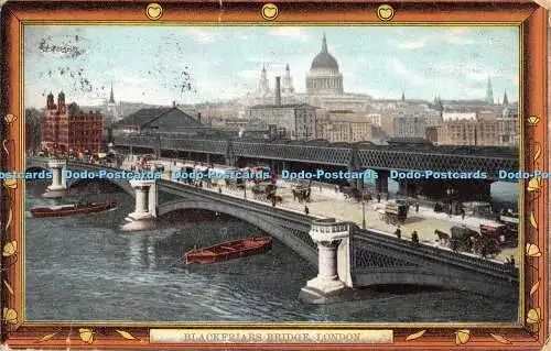 R355521 London Blackfriars Bridge B R Brown and Rawcliffe 1906