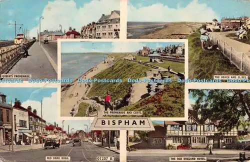 R358219 Bispham The Promenade and Cliffs Queen Promenade The Beach and Cliffs Mu