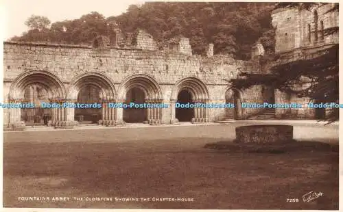 R355543 Fountains Abbey The Cloisters Showing The Chapter House Walter Scott RP