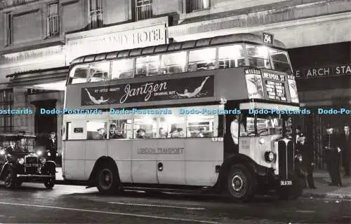 R355545 Stl 1950 on Night Route 294 At Marble Arch Station August 1938 London Tr