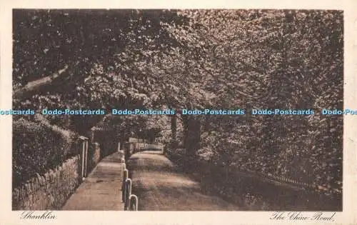 R352145 Shanklin The Chine Road Postkarte