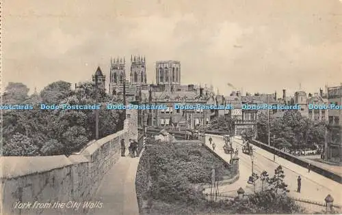 R355564 York von der Stadtmauer Postkarte