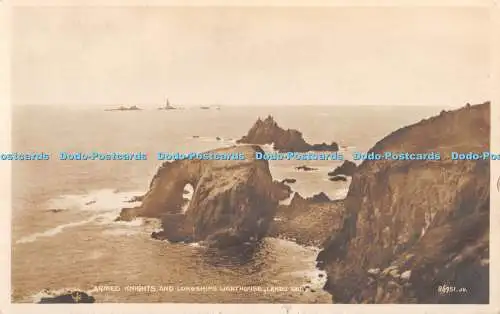 R358278 Lands End Armed Knights and Longships Lighthouse 1926