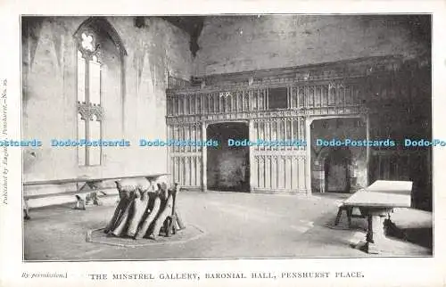 R357024 Eagleton No 29 The Minstrel Gallery Baronial Hall Penshurst Place