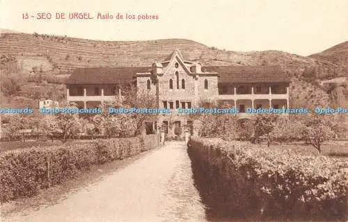 R358350 Seo de Urgel Asilo de los pobres Fototipia Thomas