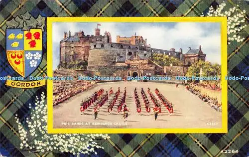 R355663 Pfeifenbänder im Edinburgh Castle Gordon Valentine Art Farbe