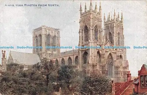 R354008 York Minster From North A 4178 Exclusive Celesque Series Photochrom Co