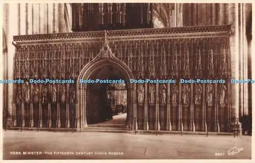 R354024 York Minster The Fifteenth Century Choir Screen 6907 Walter Scott RP