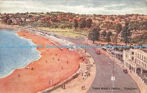 R358385 Torquay Torre Abbey Sands J Salmon 1950