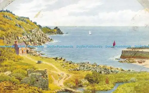 R355710 Nr Penzance Lamorna Cove J Lachs Aquarell