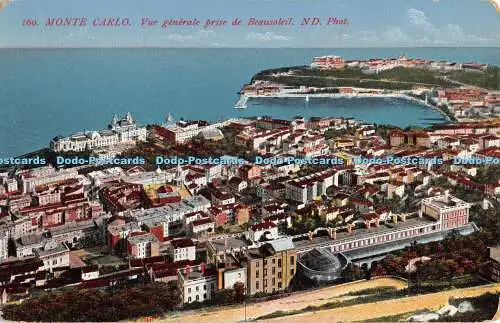 R355726 Monte Carlo Vue Generale Prise de Beausoleil A Sauvaigo ND Phot